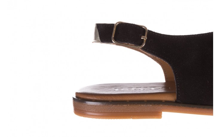 Sandały bayla-176 117z czarny złoty, skóra naturalna  - wygodne buty - trendy - kobieta 6