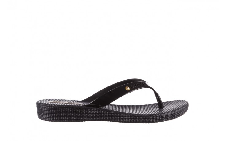 Klapki azaleia 246 119 black-black, czarny, guma  - gumowe/plastikowe - klapki - buty damskie - kobieta