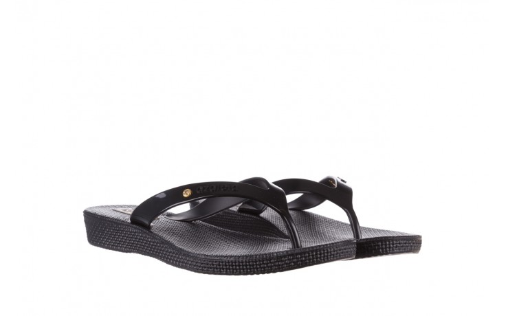 Klapki azaleia 246 119 black-black, czarny, guma  - gumowe/plastikowe - klapki - buty damskie - kobieta 1