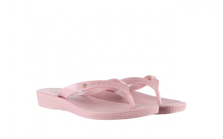 Klapki azaleia 246 119 pink-pink, róż, guma - wygodne buty - trendy - kobieta 1