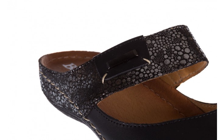 Klapki bayla-100 450 czarny, skóra naturalna  - buty damskie - kobieta 5