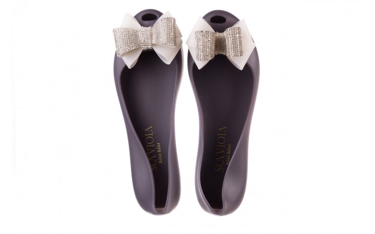 Baleriny sca'viola 871 grey, fiolet, silikon - wygodne buty - trendy - kobieta 4