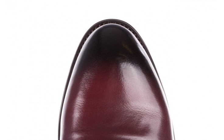 Półbuty brooman y008-27-a16 red, czerwony, skóra naturalna  - półbuty - buty męskie - mężczyzna 5
