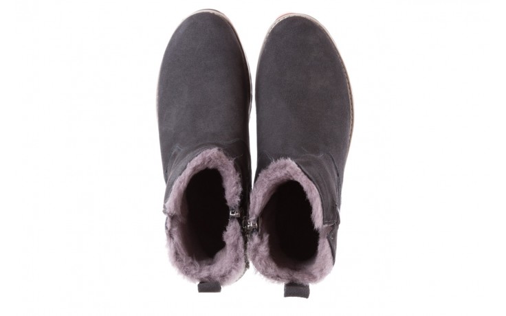 Śniegowce emu beach mini dark grey, szary, skóra naturalna  - śniegowce i kalosze - buty damskie - kobieta 4