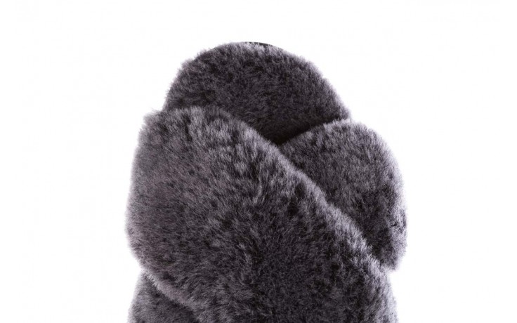 Klapki emu mayberry frost black, czarny, futro naturalne - emu - nasze marki 6
