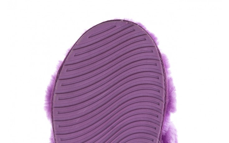 Klapki emu mayberry purple, fiolet, futro naturalne  - klapki - buty damskie - kobieta 7