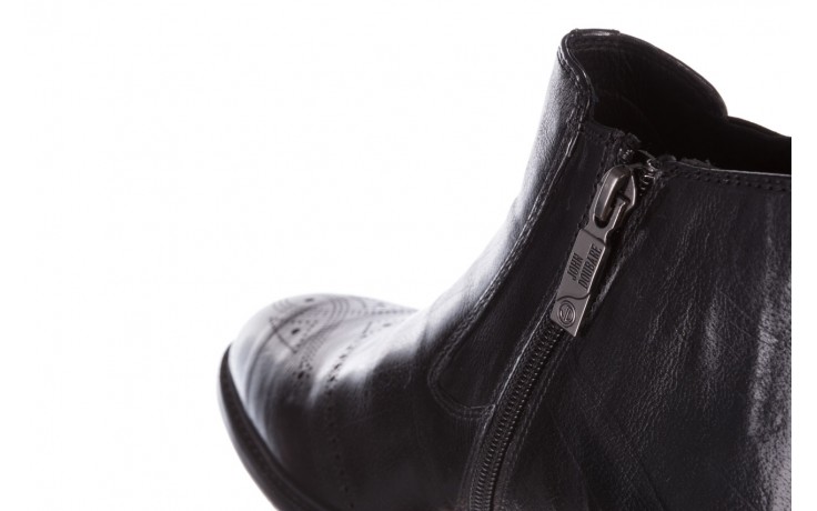 Trzewiki john doubare h13-s16-a105r black, czarny, skóra naturalna - obuwie wizytowe - buty męskie - mężczyzna 7