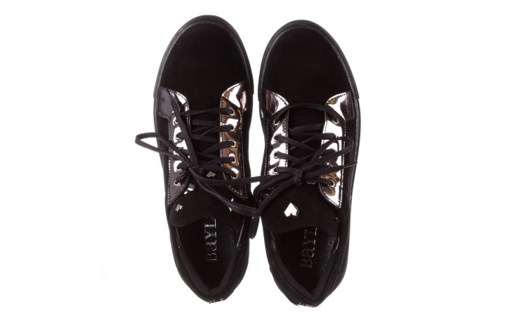 Trampki bayla-157 b027-003-p czarny, skóra naturalna - obuwie sportowe - buty damskie - kobieta 5