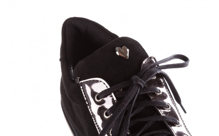 Trampki bayla-157 b027-003-p czarny, skóra naturalna - obuwie sportowe - buty damskie - kobieta 8