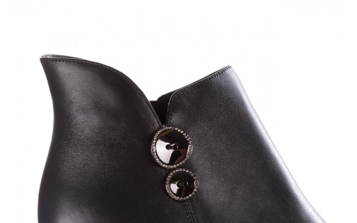 Botki sca'viola f-173 black leather, czarny, skóra naturalna - skórzane - botki - buty damskie - kobieta 8