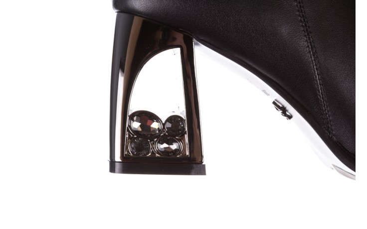 Botki sca'viola f-173 black leather, czarny, skóra naturalna - na obcasie - botki - buty damskie - kobieta 9