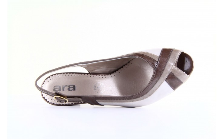 Ara 12-32097-07 taupe-perle  - na obcasie - sandały - buty damskie - kobieta 3