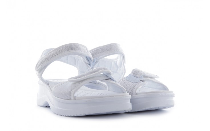 Sandały azaleia 320 321 white 18, biały, materiał - wygodne buty - trendy - kobieta 1