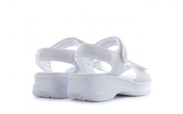 Sandały azaleia 320 321 white 18, biały, materiał - wygodne buty - trendy - kobieta 3