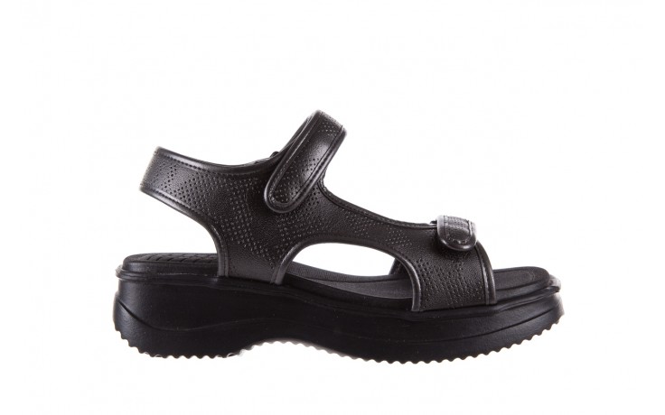 Azaleia 320 751 perf black - sandały - buty damskie - kobieta