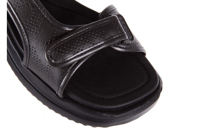 Azaleia 320 751 perf black - sandały - buty damskie - kobieta 5