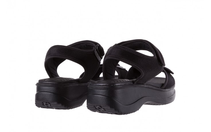 Sandały azaleia 320 321 black 18, czarny, materiał - obuwie sportowe - buty damskie - kobieta 3
