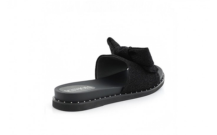 Klapki sca'viola b-117 black, czarny, materiał - gumowe/plastikowe - klapki - buty damskie - kobieta 1