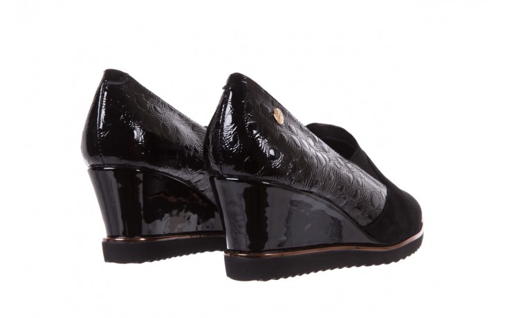Półbuty bayla-018 1729-6 black, czarny, skóra naturalna lakierowana  - wsuwane - półbuty - buty damskie - kobieta 3