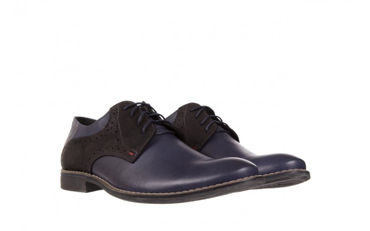 Bayla-051 166 bufallo niebieskie-czarny - obuwie wizytowe - buty męskie - mężczyzna 1