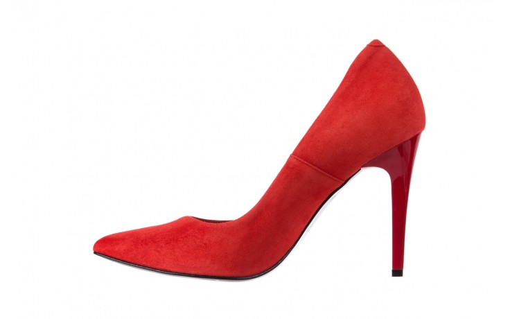 Szpilki bayla-056 1797-28 czerwony, skóra naturalna - na szpilce - czółenka - buty damskie - kobieta 2