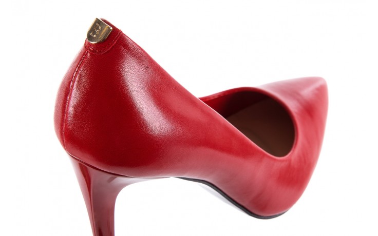 Szpilki bayla-056 1810-1006 czerwony, skóra naturalna  - na szpilce - czółenka - buty damskie - kobieta 5