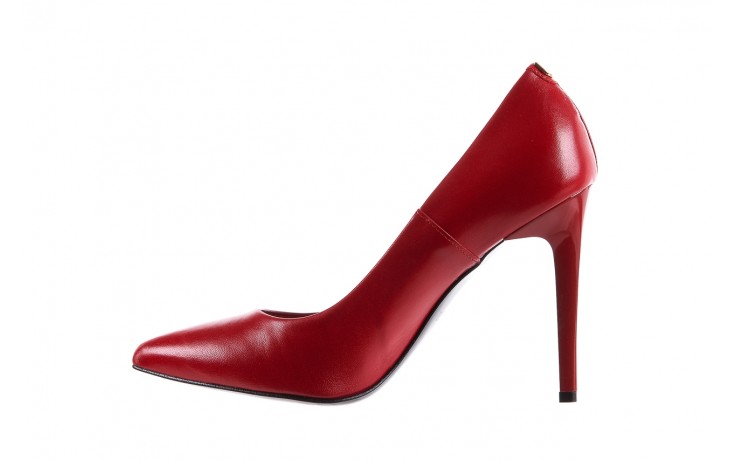 Szpilki bayla-056 1810-1006 czerwony lico 19, skóra naturalna  - skórzane - czółenka - buty damskie - kobieta 2