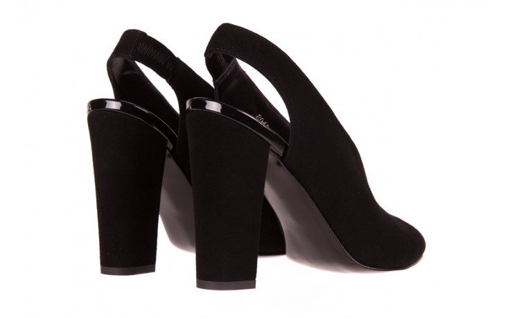 Sandały bayla-056 8043-21 czarne sandały, skóra naturalna  - czółenka - buty damskie - kobieta 3