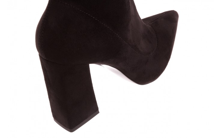 Botki bayla-056 9046-730 czarne botki, materiał - buty zimowe - trendy - kobieta 5