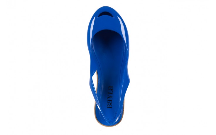 Sandały bayla-064 coco blue. granat, guma - gumowe - sandały - buty damskie - kobieta 4