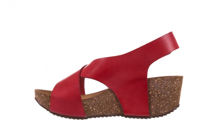 Bayla-099 6963 g.red - skórzane - sandały - buty damskie - kobieta 2