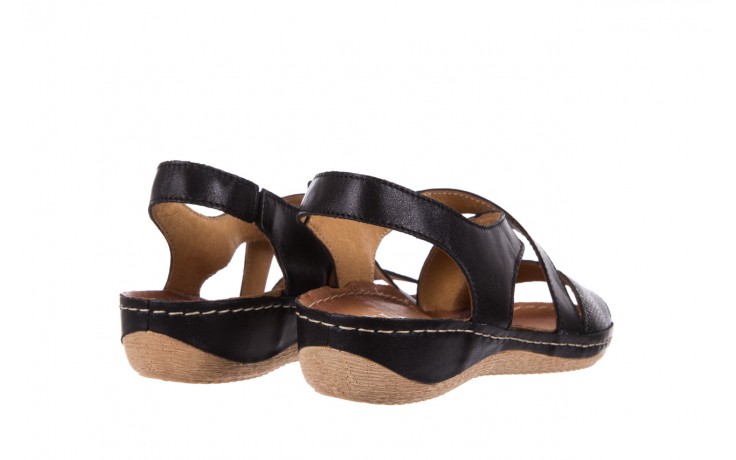Bayla-100 449 s czarny z - skórzane - sandały - buty damskie - kobieta 3