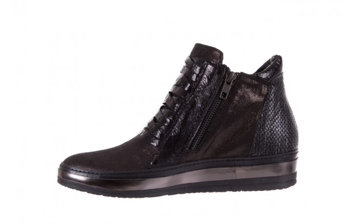 Sneakersy bayla-131 4006 black, czarny, skóra naturalna  - mid season sale -30% 2