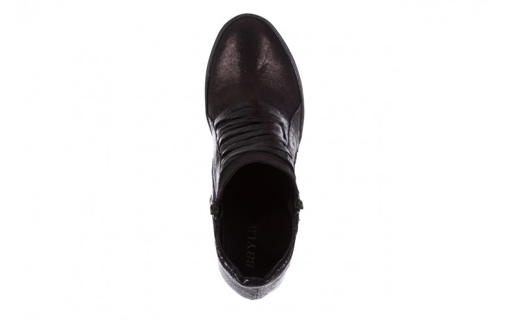 Sneakersy bayla-131 4006 black, czarny, skóra naturalna  - mid season sale -30% 4