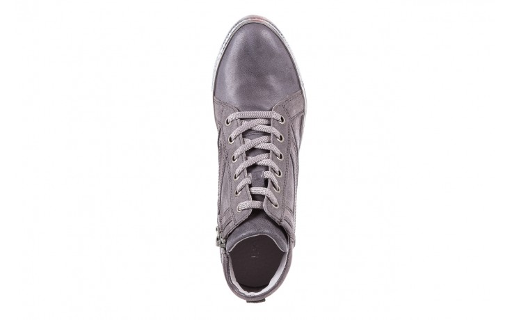 Sneakersy bayla-131 7103 grigio, szary, skóra naturalna  - sneakersy - buty damskie - kobieta 4