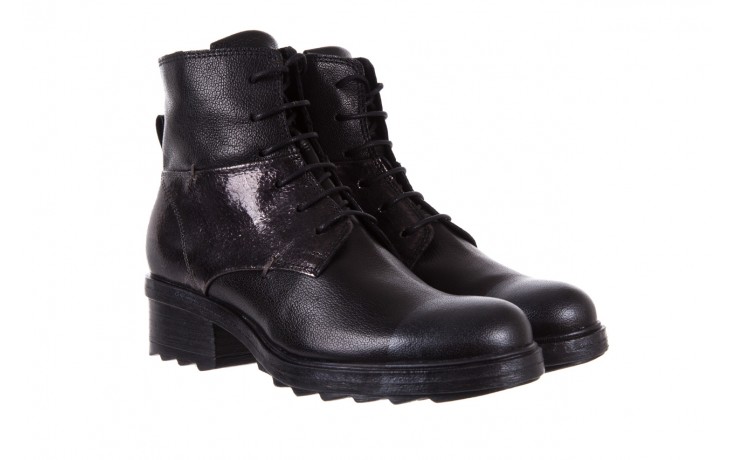 Trzewiki bayla-131 8305 a nero, czarny, skóra naturalna  - worker boots - trendy - kobieta 1