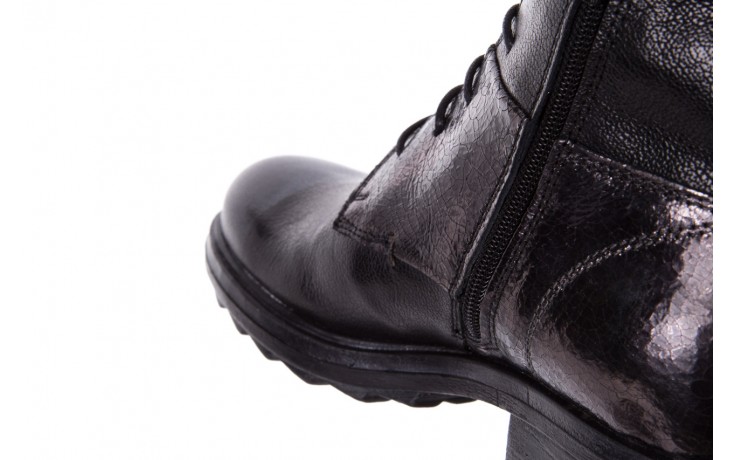 Trzewiki bayla-131 8305 a nero, czarny, skóra naturalna  - worker boots - trendy - kobieta 5