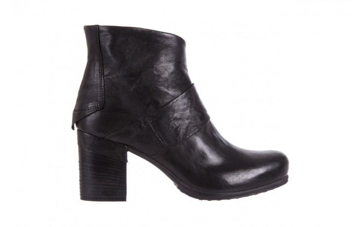 Botki bayla-131 8810 nero, czarny, skóra naturalna  - worker boots - trendy - kobieta
