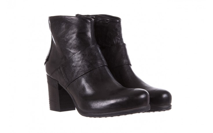 Botki bayla-131 8810 nero, czarny, skóra naturalna  - worker boots - trendy - kobieta 1