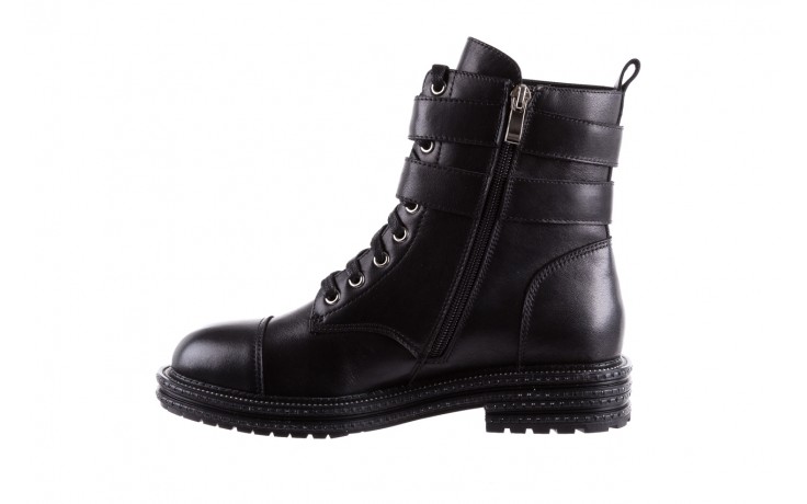 Trzewiki bayla-144 pj759h-2-1n black, czarny, skóra naturalna  - worker boots - trendy - kobieta 2