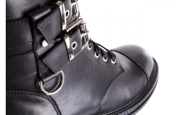 Trzewiki bayla-144 pj759h-2-1n black, czarny, skóra naturalna  - worker boots - trendy - kobieta 6