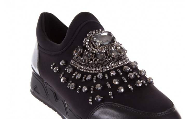 Sneakersy bayla-144 pj926l-1-1n black, czarny, materiał - obuwie sportowe - buty damskie - kobieta 7