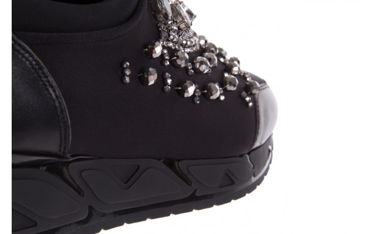 Sneakersy bayla-144 pj926l-1-1n black, czarny, materiał - obuwie sportowe - buty damskie - kobieta 5