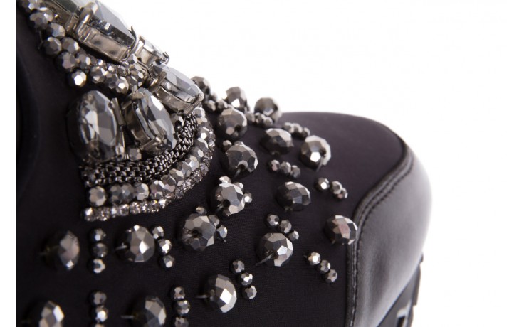 Sneakersy bayla-144 pj926l-1-1n black, czarny, materiał - obuwie sportowe - buty damskie - kobieta 6