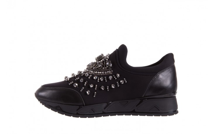 Sneakersy bayla-144 pj926l-1-1n black, czarny, materiał 2