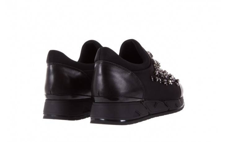 Sneakersy bayla-144 pj926l-1-1n black, czarny, materiał - obuwie sportowe - buty damskie - kobieta 3