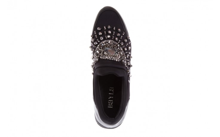 Sneakersy bayla-144 pj926l-1-1n black, czarny, materiał - obuwie sportowe - buty damskie - kobieta 4
