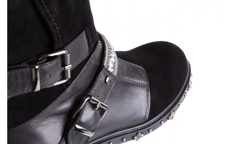 Bayla-144 pj930h-1-1a black - worker boots - trendy - kobieta 7