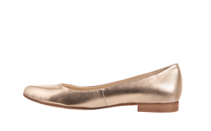 Baleriny bayla-160 100a złoty, skóra naturalna  - wsuwane - półbuty - buty damskie - kobieta 2