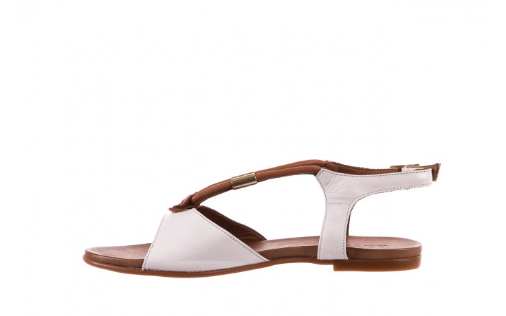 Sandały bayla-163 17-161 riga, biały , skóra naturalna  - skórzane - sandały - buty damskie - kobieta 2